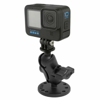 RAM Drill-Down Doppio Supporto a Sfera con Adattatore Universale per Action Camera Ram Mounts RAM-B-138-A-GOP1U