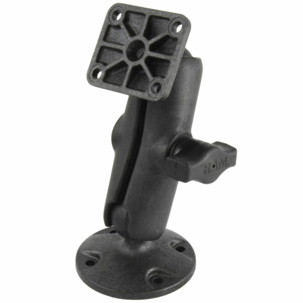 RAM Composite Drill-Down Doppio Supporto a Sfera con Piastra AMPS Rettangolo Ram Mounts RAP-B-139U