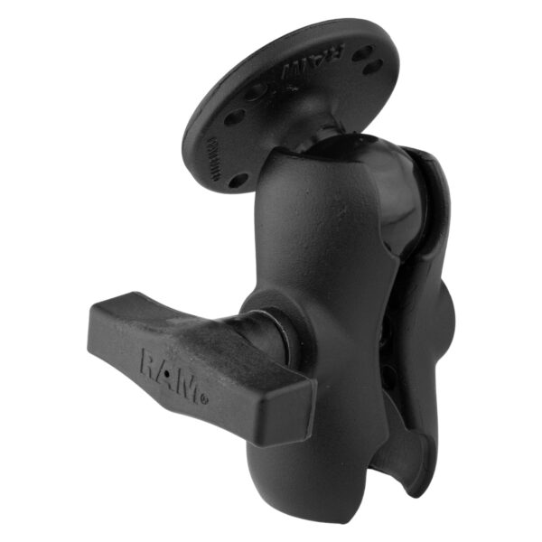 SUPPORTO SUPERFICE LISCIA RAM-103U-B CON SFERA C CON ASTA CORTA E BASE PIANA - immagine 2