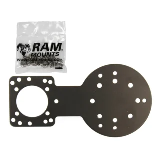 Adattatore PIANO RAM-338U per  SUPPORTARE SU UN UNICA SOLUZIONE RADIO, GPS, VHS, RADAR, SONDE