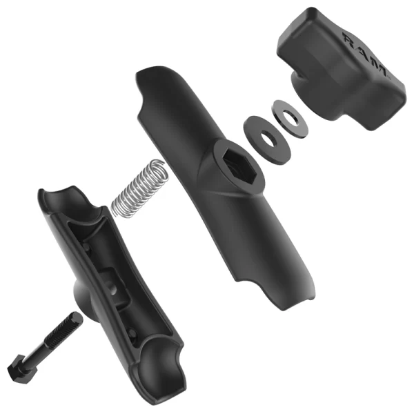 Braccio medio su cui adattare tutti i tipi di basi e attacchi Ram Mounts RAM-B-201U - immagine 3