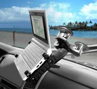 SUPPORTO VETRO A TRIPLA VENTOSA PER NOTEBOOK CON PESO OLTRE 3KG RAM-MOUNT RAP-365-234-6U