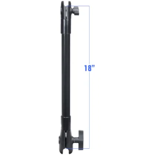 asta RIGIDA di 45,72cm RAM Mounts RAP-CB-201-18U con doppia asta DI COLLEGAMENTO B e C