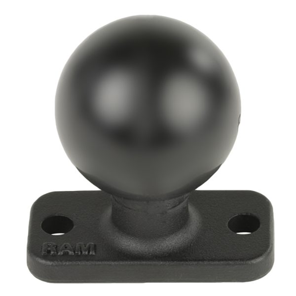 Attacco rettangolare RAM Mounts RAM-202U-12 con sfera di tipo C di dimensioni 2,54 x 5,08