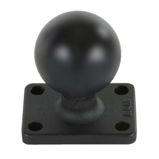 BASE RETTANGOLARE RAM-MOUNT RAM-202U-152 SFERA C E MISURE 3,81CM x 5,08 BASE (1.5 X 2 POLLICI)