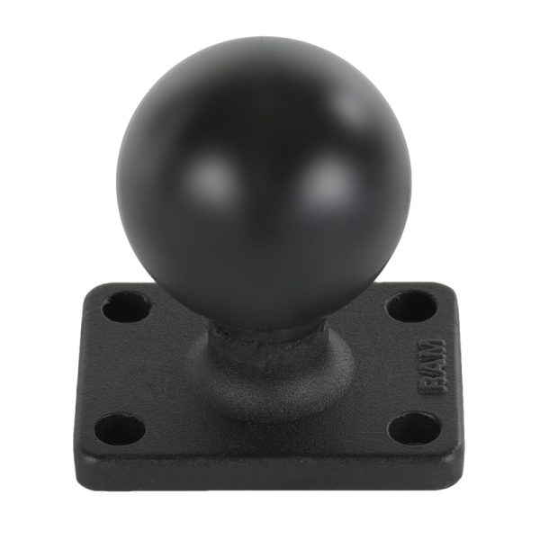 BASE RETTANGOLARE RAM-MOUNT RAM-202U-152 SFERA C E MISURE 3,81CM x 5,08 BASE (1.5 X 2 POLLICI)