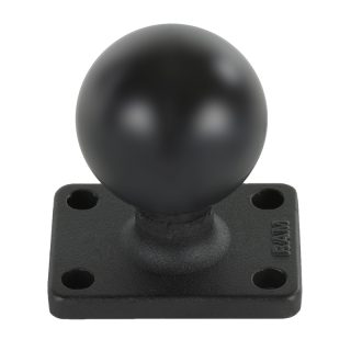BASE RETTANGOLARE RAM-MOUNT RAM-202U-1525 SFERA C E MISURE 6,35 X 3,81CM BASE (1,5 X 2.5 POLLICI)