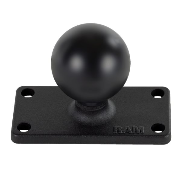 BASE RETTANGOLARE RAM-MOUNT RAM-202U-153 SFERA C E MISURE 3,81CM x 7,62 BASE (1.5 X 3 POLLICI)