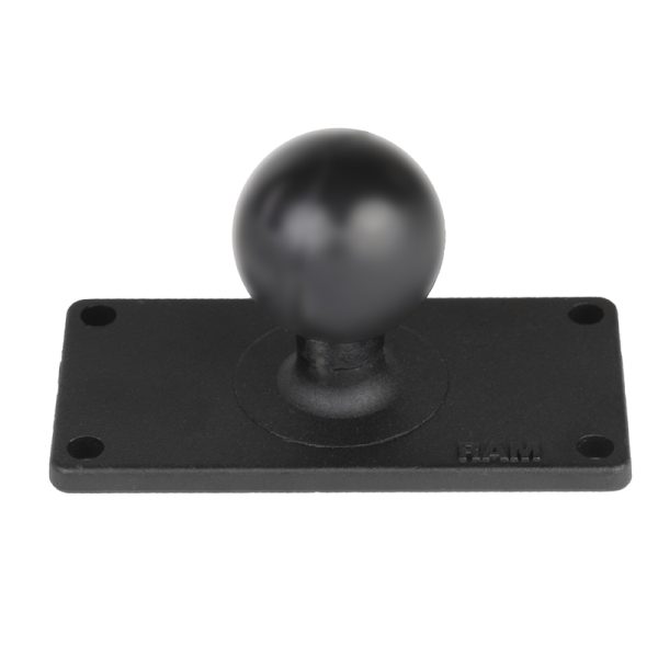 BASE RETTANGOLARE 10,5cmx5,5cm RAM-MOUNT RAM-202U-24 SFERA TIPO C DIAMETRO 3,5cm