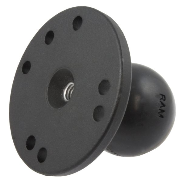 Componente RAM Mounts RAM-202U-MT1 con base piana e vite femmina 0.31-18 e sfera C