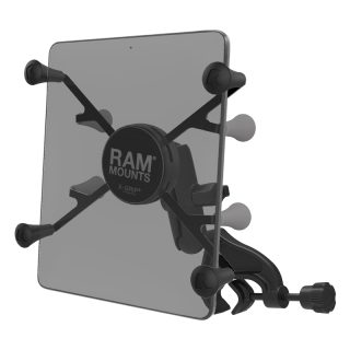 RAM X-Grip Mount with Yoke Clamp Base for 7"-8" Tablets Ram Mounts RAM-B-121-UN8U