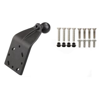 COMPONENTE RAM MOUNTS RAM-B-125B-G1U CON BASE CURVA A 45 Gradi con Viti di Montaggio