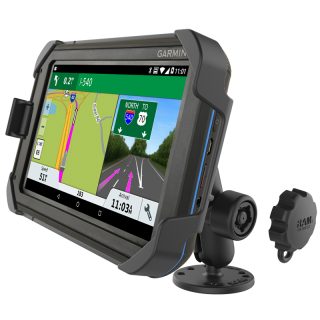 Supporto superficie piana con sistema antifurto per Garmin Fleet 770 780 790 RAM-B-138L-GA75LU