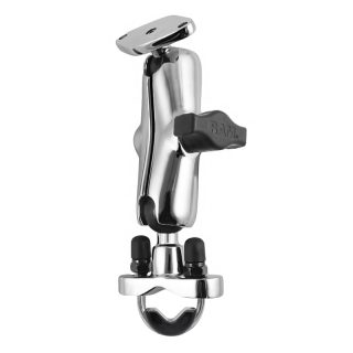 SUPPORTO CROMATO RAM-MOUNT RAM-B-149CHU PER MANUBRIO PER MOTO