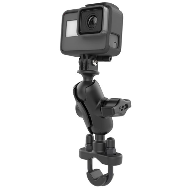 SUPPORTO ram-mount RAM-B-149Z-A-GOP1U A MANUBRIO E BRACCIO CORTO PER VIDEOCAMERA GoPro HD HERO e Garmin Virb