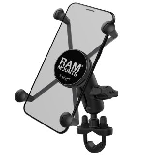 SUPPORTO MANUBRIO RAM MOUNT RAM-B-149Z-A-UN10U CON X-GRIP per iPhone, Galaxy e smartphone da 6 pollici