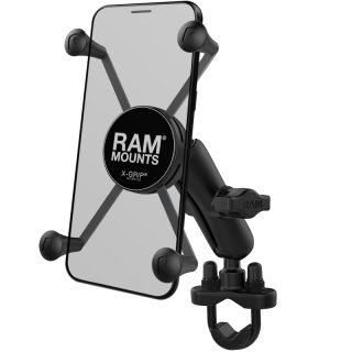 SUPPORTO MANUBRIO RAM MOUNT RAM-B-149Z-UN10U CON X-GRIP per iPhone, Galaxy e smartphone da 6 pollici