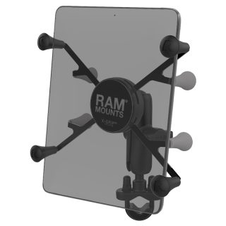 Supporto a manubrio o tubolare Ram Mounts RAM-B-149Z-UN8BU a molla con attacco a ics RAM X-Grip II per Tablet 7 pollici