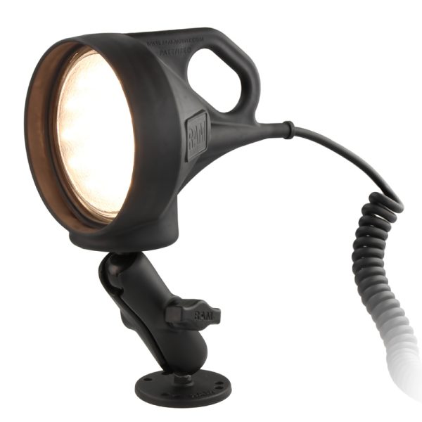 SUPPORTO SUPERFICIE PIANA PER LAMPADA PER ILLUMINAZIONE NOTTURNA RAM-MOUNT RAM-B-152