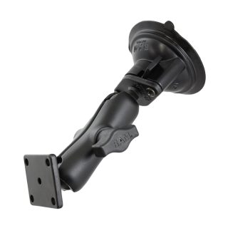 Supporto AMPS a ventosa per Tomtom RIDER Garmin MIOWORK RAM Mounts RAM-B-166-347U