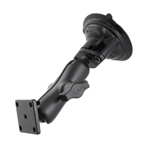 Supporto AMPS a ventosa per Tomtom RIDER Garmin MIOWORK RAM Mounts RAM-B-166-347U