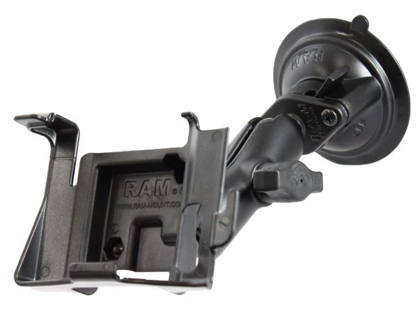 Supporto a ventosa ruotabile per Garmin NUVI 300, 310, 350, 360 RAM-B-166-GA21U