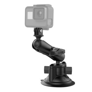 Supporto a ventosa RAM Mounts RAM-B-166-GOP1U per auto per GoPro HD HERO e Garmin Virb