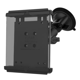 Supporto a ventosa RAM Mounts RAM-B-166-TAB12U  Holder universale a molla per Apple iPad mini con case custodia