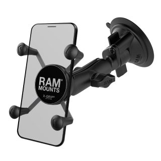 Supporto a ventosa auto Ram Mounts RAM-B-166-UN7U universale per CELLULARI con display da 5" a 6".
