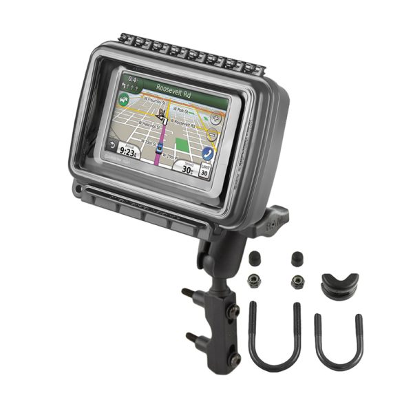 SUPPORTO IMPERMEABILE PER MOTOCICLO SCOOTER PER TOMTOM GARMIN RAM-B-174-AQ6U