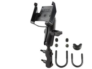 Supporto scooter moto con PULSANTIERA per Garmin iQue 3200 e iQue 3600 RAM-B-174-GA10U