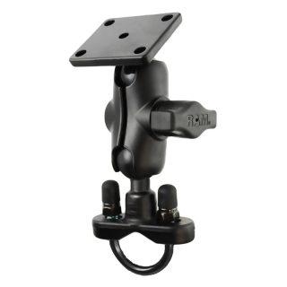 SUPPORTO AMPS RAM-MOUNT RAM-B-184U-A A MANUBRIO  INCLUSO NELLE CONFEZIONI TOMTOM RIDER E GARMIN ZUMO