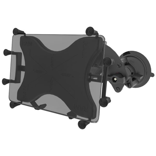 SUPPORTO RAM-MOUNT RAM-B-189-PIV1-UN9U DOPPIA VENTOSA CON X-GRIP PER IPAD PRO 9.7, AIR, IPAD 2 3 4 5