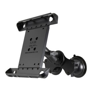 Supporto a doppia ventosa con presa sicura per tablet 10 pollici RAM-B-189-TAB3U per Apple iPad 1, 2, 3, 4 e AIR