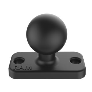 Attacco rettangolare RAM-MOUNT RAM-B-202U-12 con sfera di tipo B di dimensioni 2,54 x 5,08