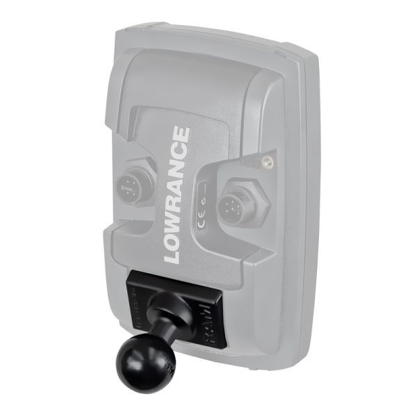 Adattatore ram-mount RAM-B-202U-LO11 per ecoscandaglio serie Lowrance Elite-4 Mark-4 serie