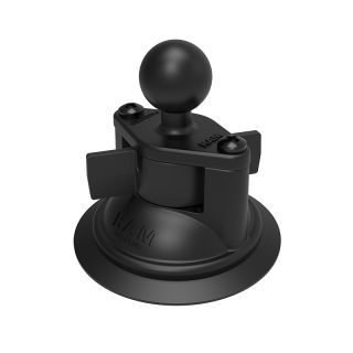 Componente a ventosa con sfera adattatore Ram Mounts RAM-B-224-1U per superfici lisce o vetro