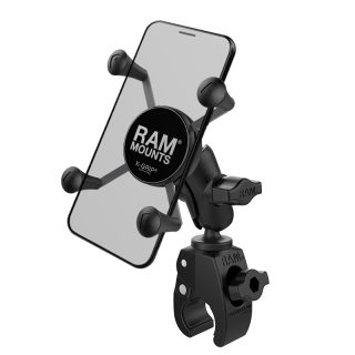 SUPPORTO MANUBRIO a PINZA RAM-B-400-A-HOL-UN7BU X-GRIP per TELEFONINI con display da 5" a 6".