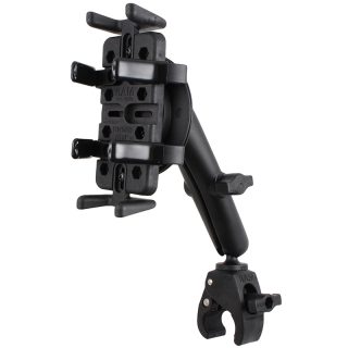SUPPORTO MANUBRIO A PINZA RAM-B-400-C-UN4-ROTO1U PER SMARTPHONE, PALMARE PDA