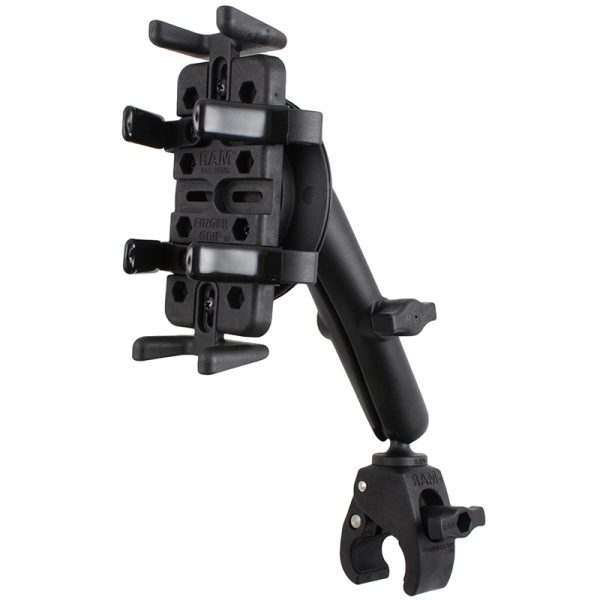 SUPPORTO MANUBRIO A PINZA RAM-B-400-C-UN4-ROTO1U PER SMARTPHONE, PALMARE PDA