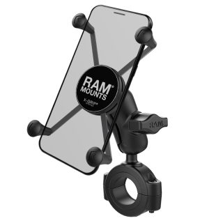 SUPPORTO A MANUBRIO TORQUE RAM-MOUNT RAM-B-408-112-15-A-UN10 per iPhone, Galaxy e smartphone da 6 pollici