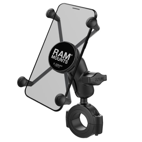 SUPPORTO A MANUBRIO TORQUE RAM-MOUNT RAM-B-408-112-15-A-UN10 per iPhone, Galaxy e smartphone da 6 pollici