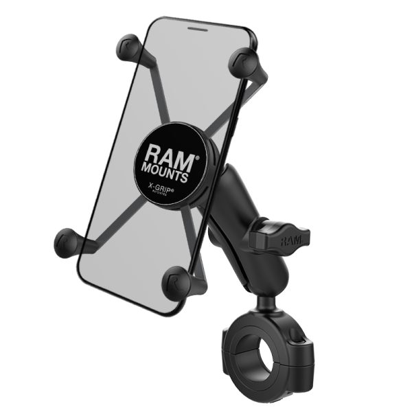 SUPPORTO A MANUBRIO RAM-MOUNT RAM-B-408-112-15-UN10U per iPhone, Galaxy e smartphone da 6 pollici