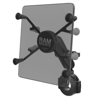 SUPPORTO A MANUBRIO Torque RAM-MOUNT RAM-B-408-112-15-UN8U A MOLLA A ICS X-GRIP