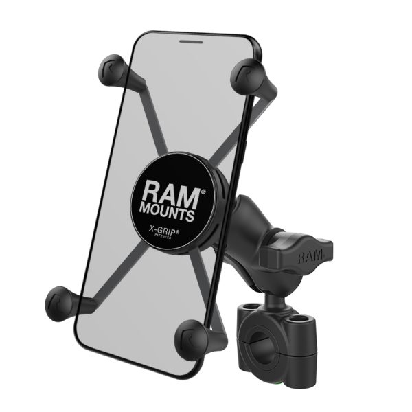 SUPPORTO A MANUBRIO MOUNT RAM-B-408-75-1-A-UN10 con X-GRIP per iPhone, Galaxy e smartphone da 6 pollici