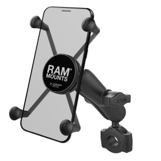SUPPORTO A MANUBRIO MOUNT RAM-B-408-75-1-UN10U con X-GRIP per iPhone, Galaxy e smartphone da 6 pollici