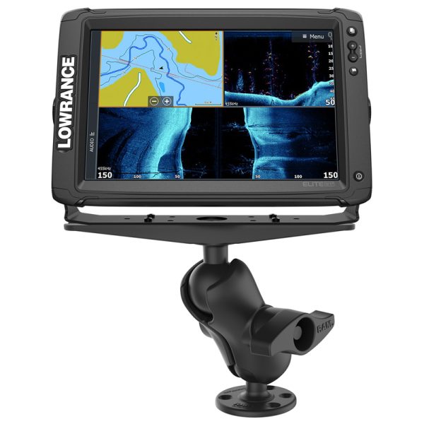 Supporto con sfera di tipo D per barca nautico per ecoscandaglio pesante Ram Mounts RAM-D-111U-C