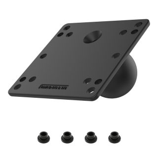 Base Ram Mounts RAM-D-246U con attacco VESA 100x100 e sfera di tipo D da 5,7cm