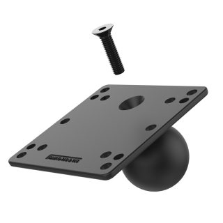 BASE QUADRATA STANDARD VESA SFERA D RAM-MOUNT RAM-D-246U-IN1 CON BASE RINFORZATA