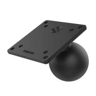 Base quadrata Ram Mounts RAM-E-246U con standard VESA e diametro sfera di tipo E